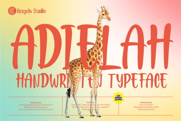 Adielah: A Playful Script Font for Web Design