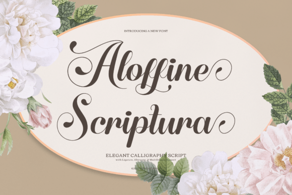 Aloffine Scriptura: A Timeless Script Font for Editorial Design