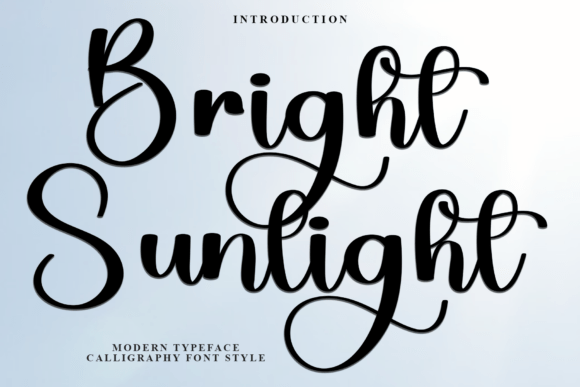 Bright Sunlight: A Font That Brightens the Page