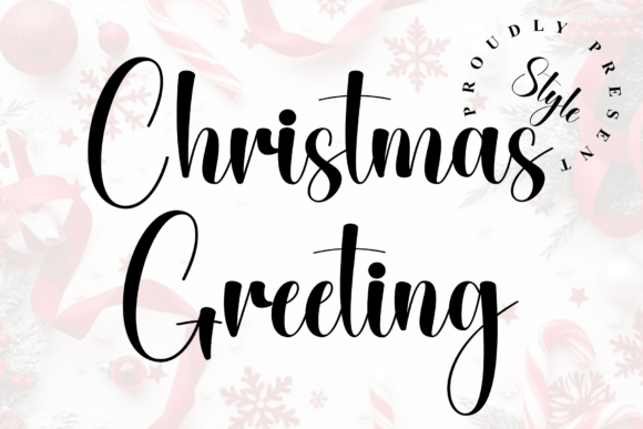 Christmas Greeting: A Font That Elevates Your Brand