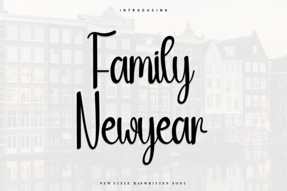 Family Newyear: A Handwritten Font for Heartfelt Craft Projects