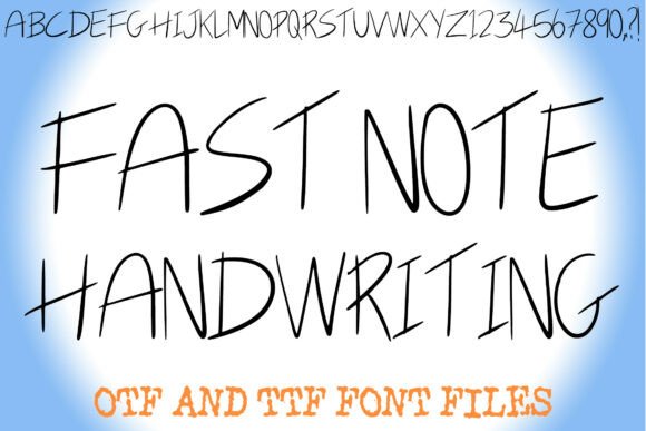Fast Note Handwriting: A Digital Designer’s Take on Typographic Charm