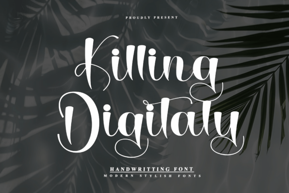 Killing Digitaly: A Script Font for Modern Web Design