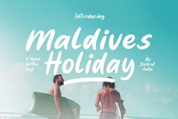 Maldives Holiday: A Font for Editorial Elegance