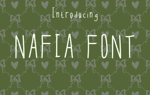 NAFIA FONT: A Script Amp Typeface for Campaign Creativity