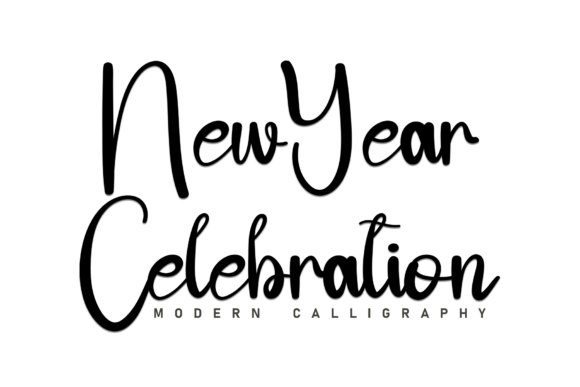 Newyear Celebration: A Script Font for Dynamic Web Design