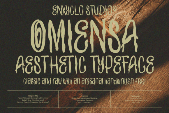Omiensa: A Script Font with Heart and Character