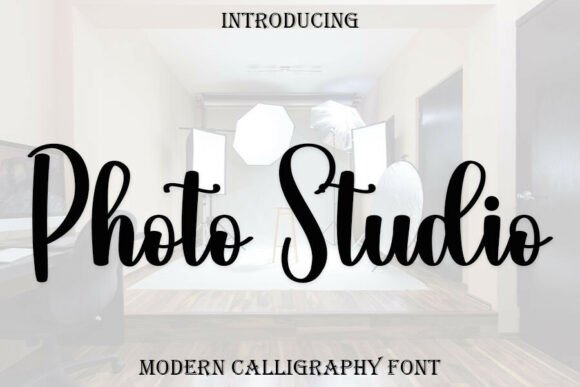 Photo Studio: A Script Font That Elevates Digital Branding