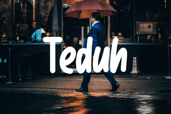 Teduh: A Versatile Typeface for Editorial Excellence