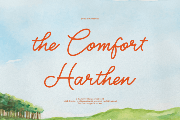 The Comfort Harthen: A Script Font for Digital Design