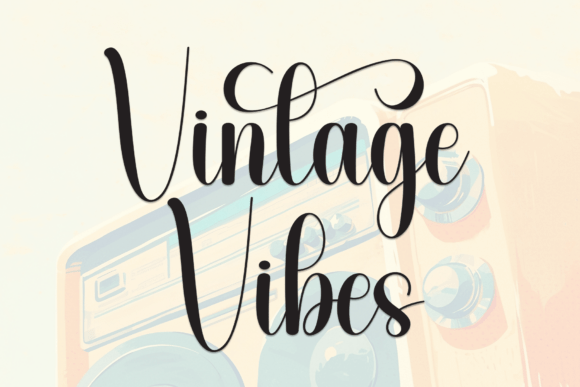 Vintage Vibes: A Script Font for Timeless Marketing Impact