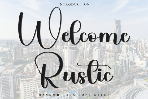 Welcome Rustic: A Festive Font for Creative Branding